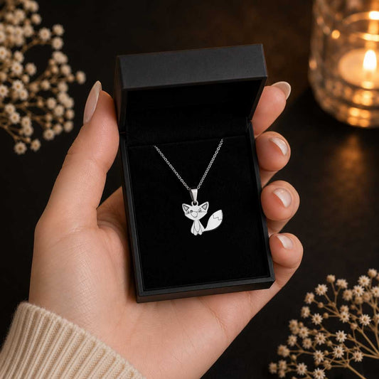 Fuchs Halskette in meiner Premium Schmuckgeschenkbox 75
