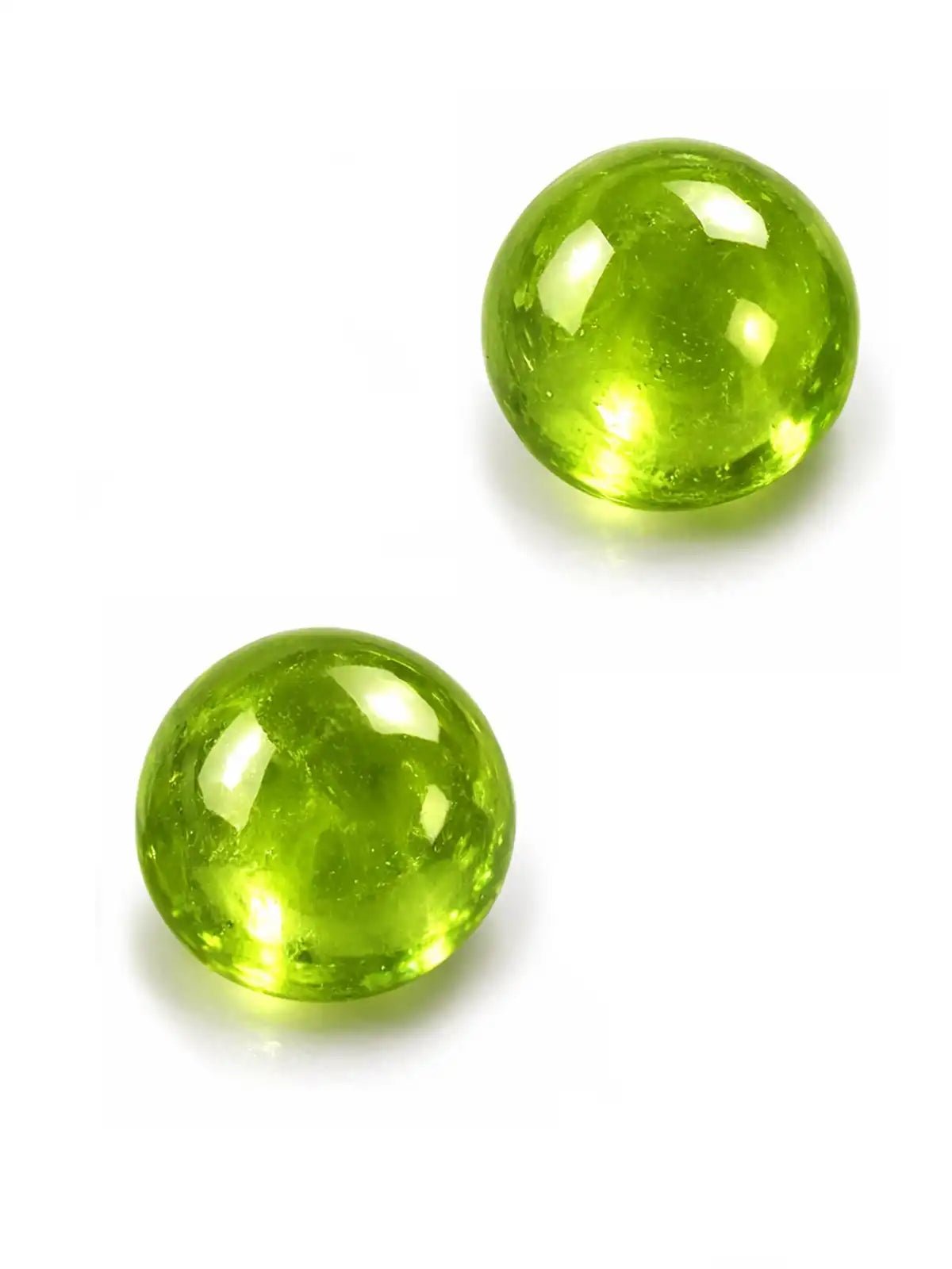 Peridot Cabochon rund 4mm, C0M1 Bild 1