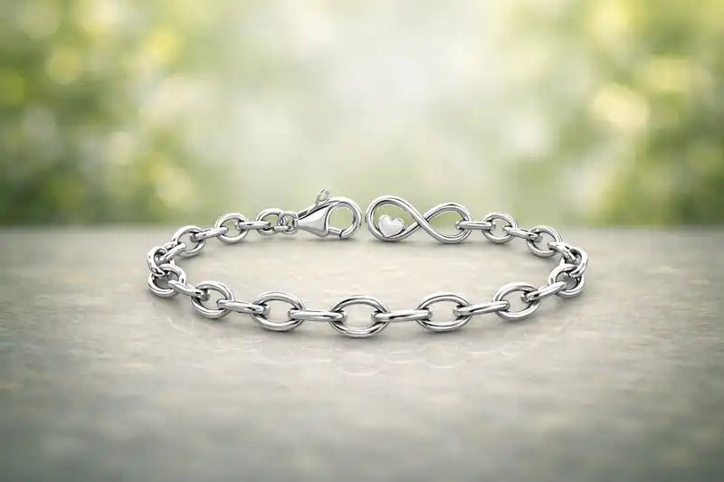 Charm-Armbänder Silber in verschiedenen Längen