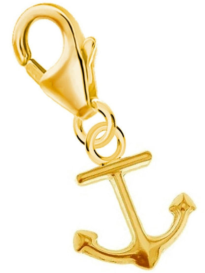 Anker Charm vergoldet 925 Silber Armband Schmuck Bild 1