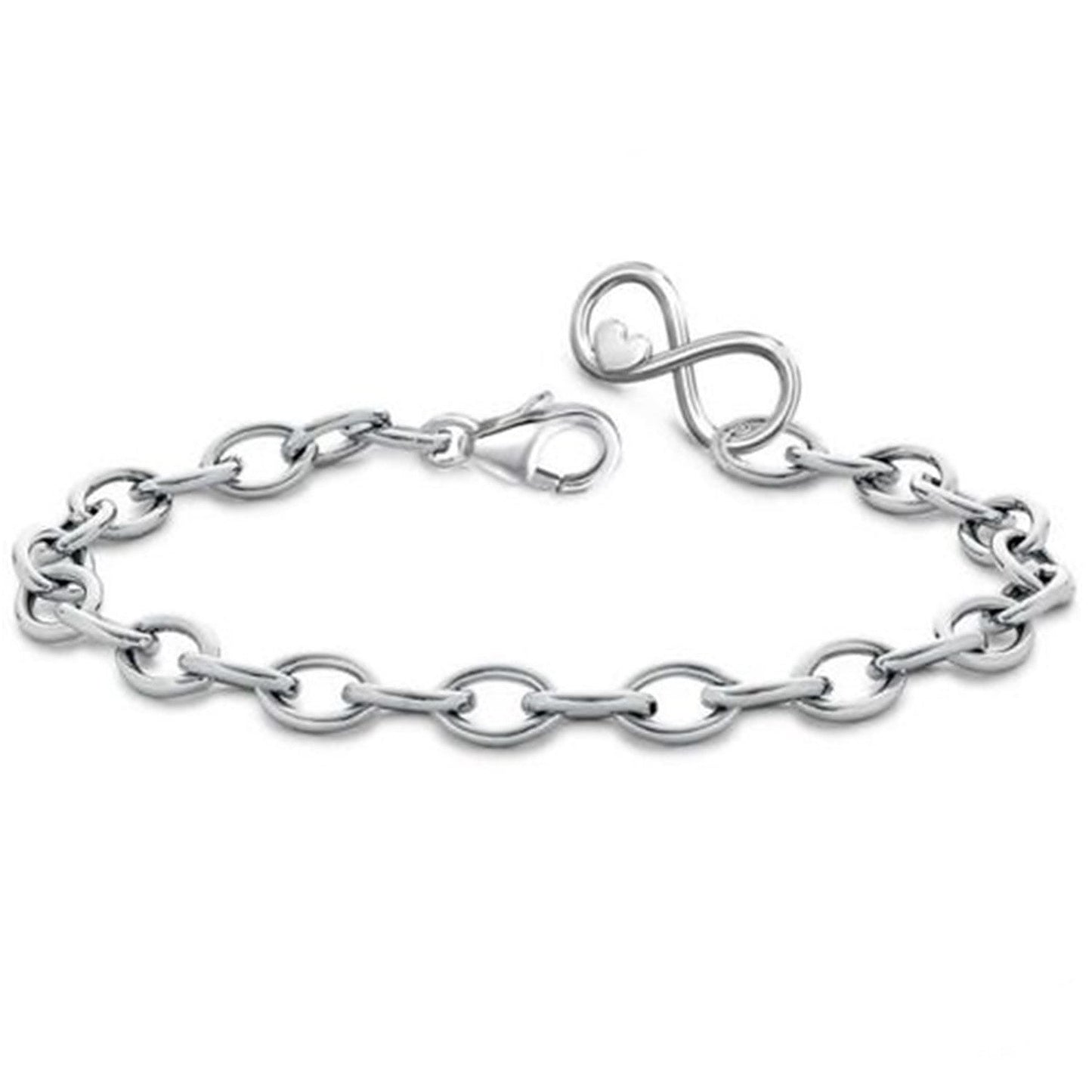 Bettelarmband Silber 925 – Unendlichkeit Armband für Charms Bild 2