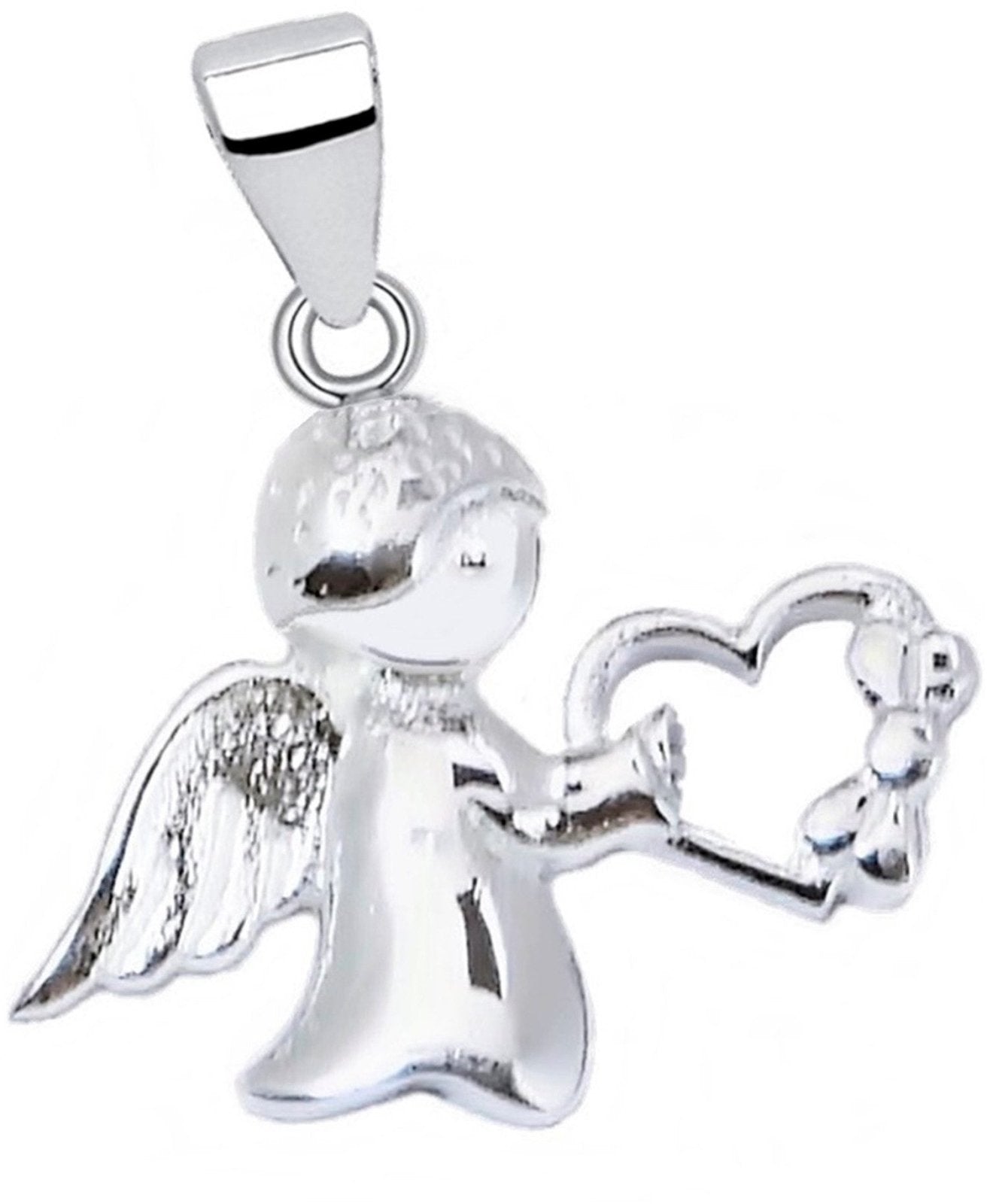 Engel Anhänger 925 Silber vergoldet – symbolische Geschenkidee Bild 1
