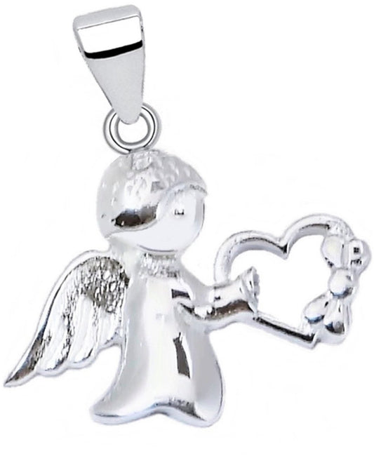 Engel Anhänger 925 Silber vergoldet – symbolische Geschenkidee Bild 1