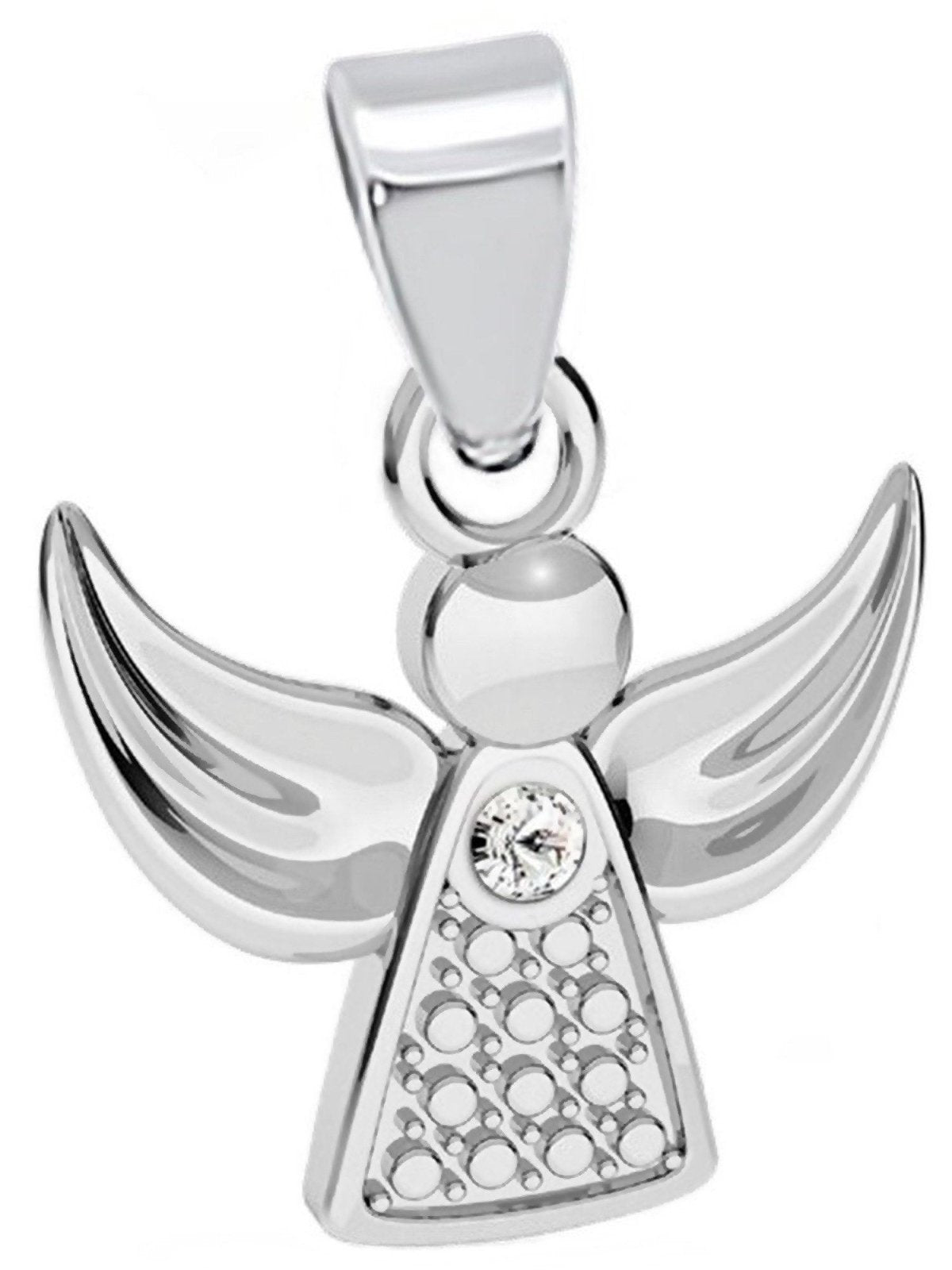 Engel Anhänger aus 925 Silber – Schutz Geschenk (ohne kette) Bild 1