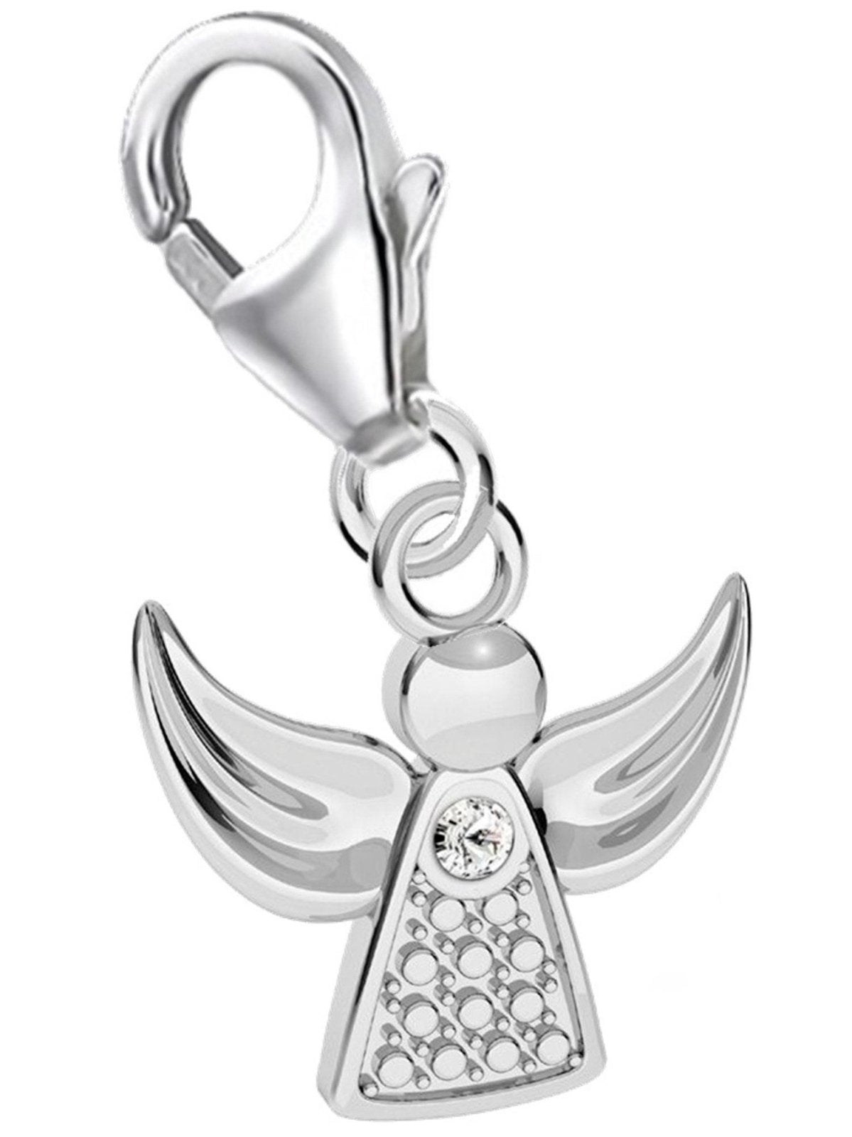 Engel Charm Silber 925 – Schutz Anhänger für Charmkette Bild 1