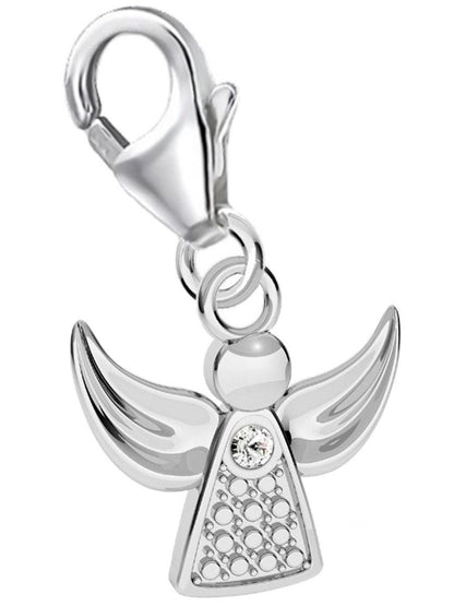 Engel Charm Silber 925 – Schutz Anhänger für Charmkette Bild 1