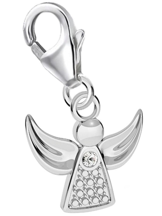 Engel Charm Silber 925 – Schutz Anhänger für Charmkette Bild 1