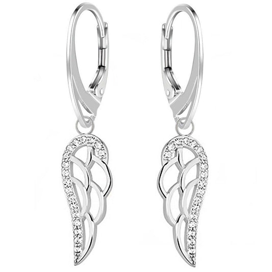 Engelsflügel Ohrhänger 925 Silber – filigranBild 1