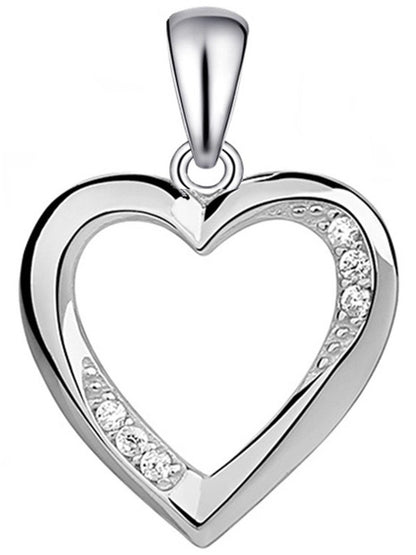 Herz Kettenanhänger aus 925 Silber - Anhänger ohne Kette Geschenk