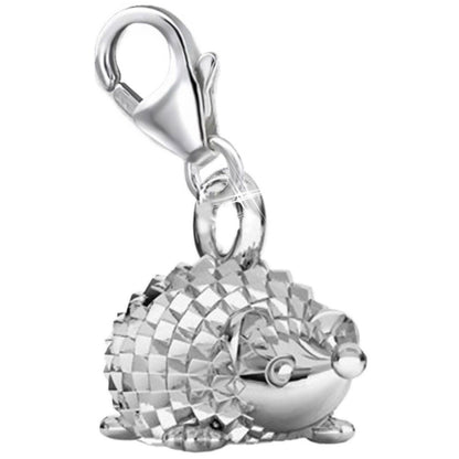 Igel Charm vergoldet 925 Silber – Tier Schmuck für Armbänder Bild 1