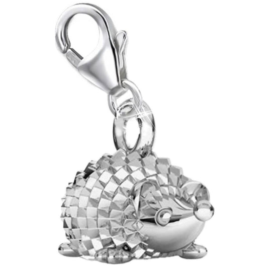 Igel Charm vergoldet 925 Silber – Tier Schmuck für Armbänder Bild 1