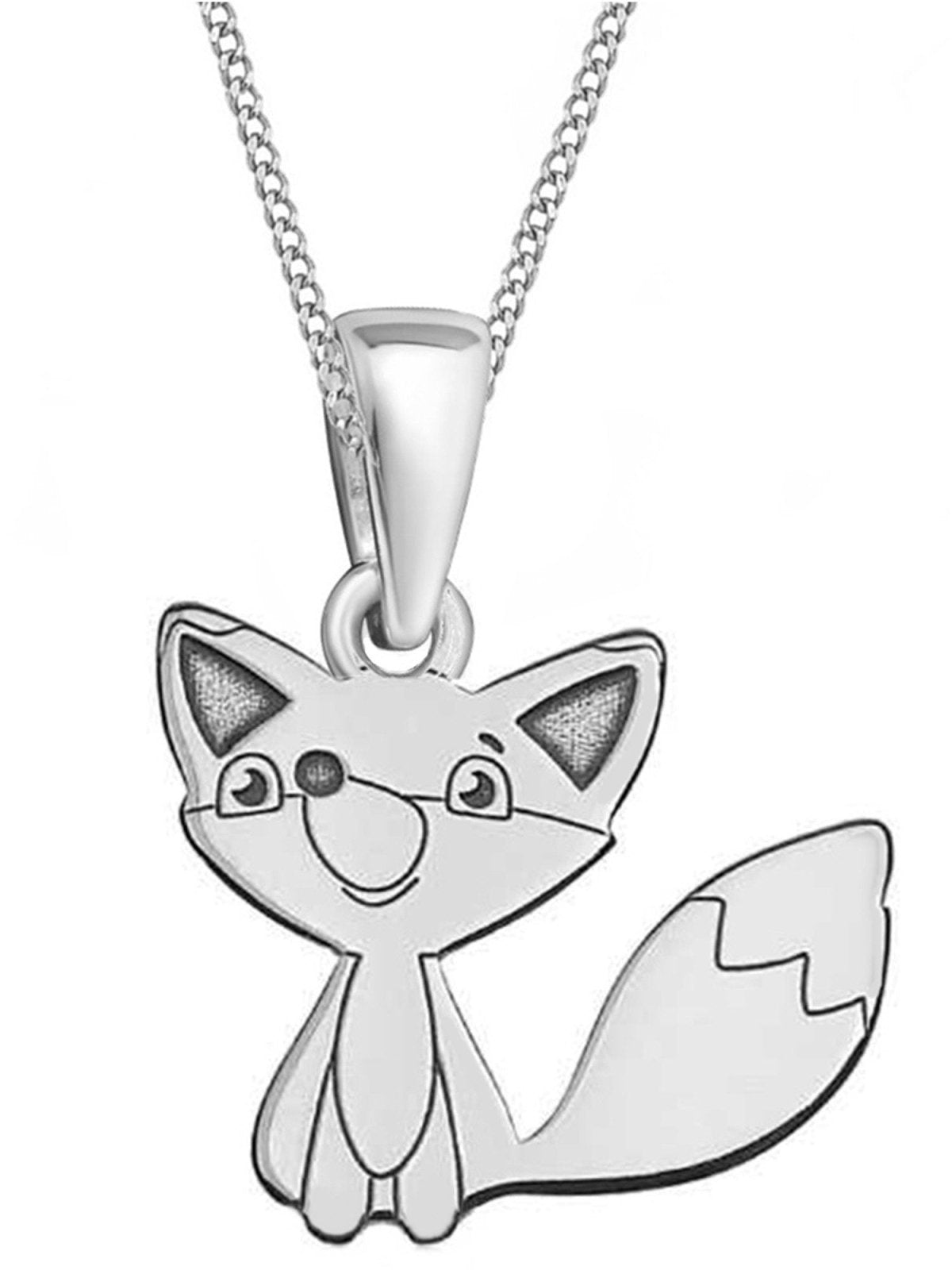 Kinderkette mit Fuchs Anhänger aus echtem Silber Bild 1