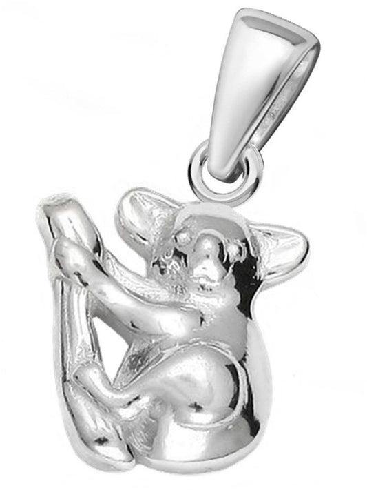 Koala Kettenanhänger Silber 925 – süßer Tier Anhänger Bild 1