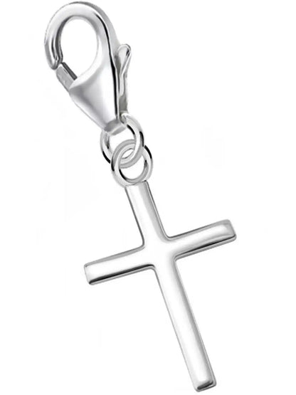 Kreuz Charm Silber 925 – Bettelarmband Anhänger Bild 1