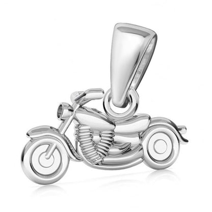Motorrad Anhänger aus 925 Silber – Geschenkidee Fahrer Bild 1