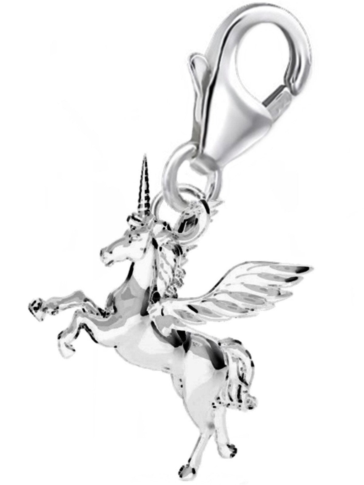 Pegasus Einhorn Charm 925 Silber für Bettelarmband Schmuck Bild 1
