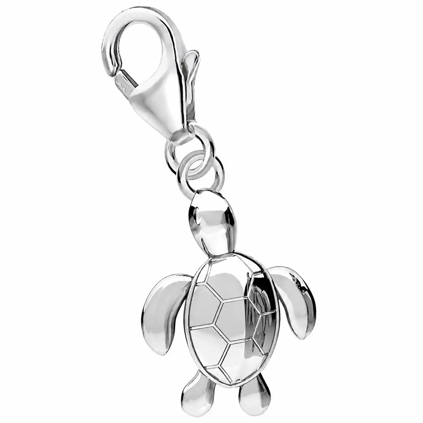 Schildkröten Charm aus 925 Silber – Charm Armband Schmuck bild 1