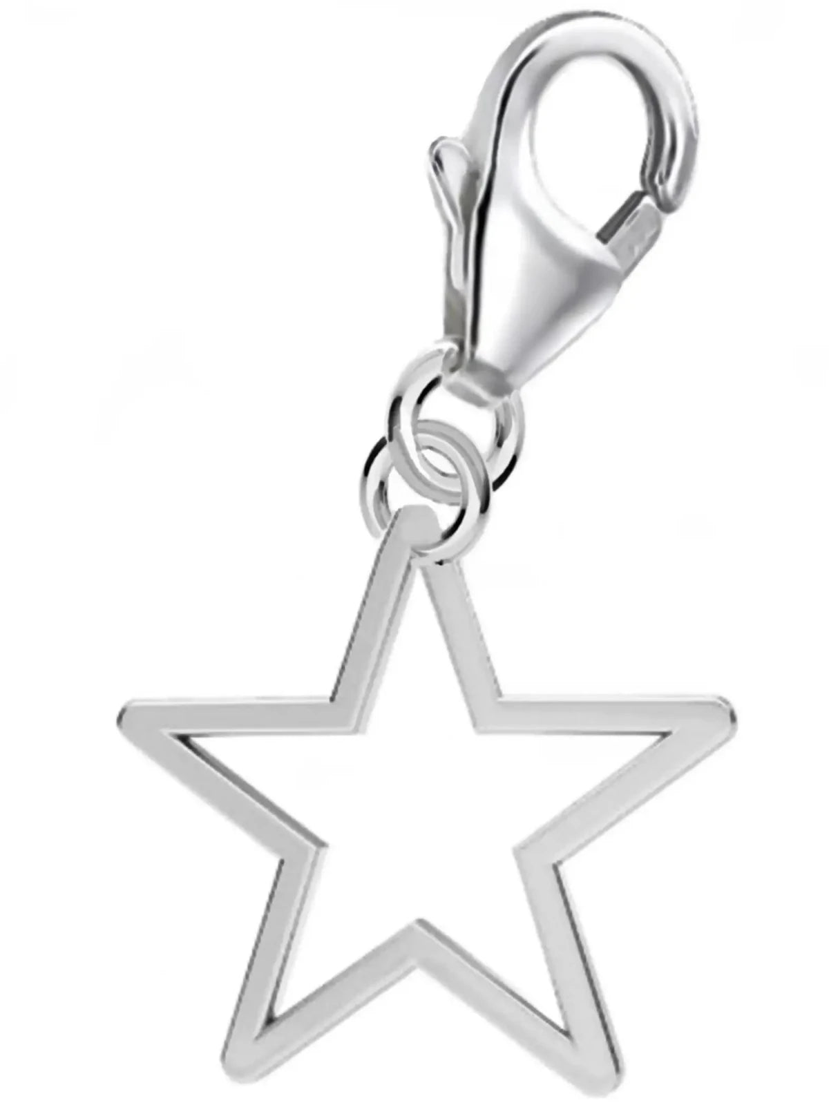 Stern Charm aus 925 Sterling Silber – Himmel Anhänger Bild 1