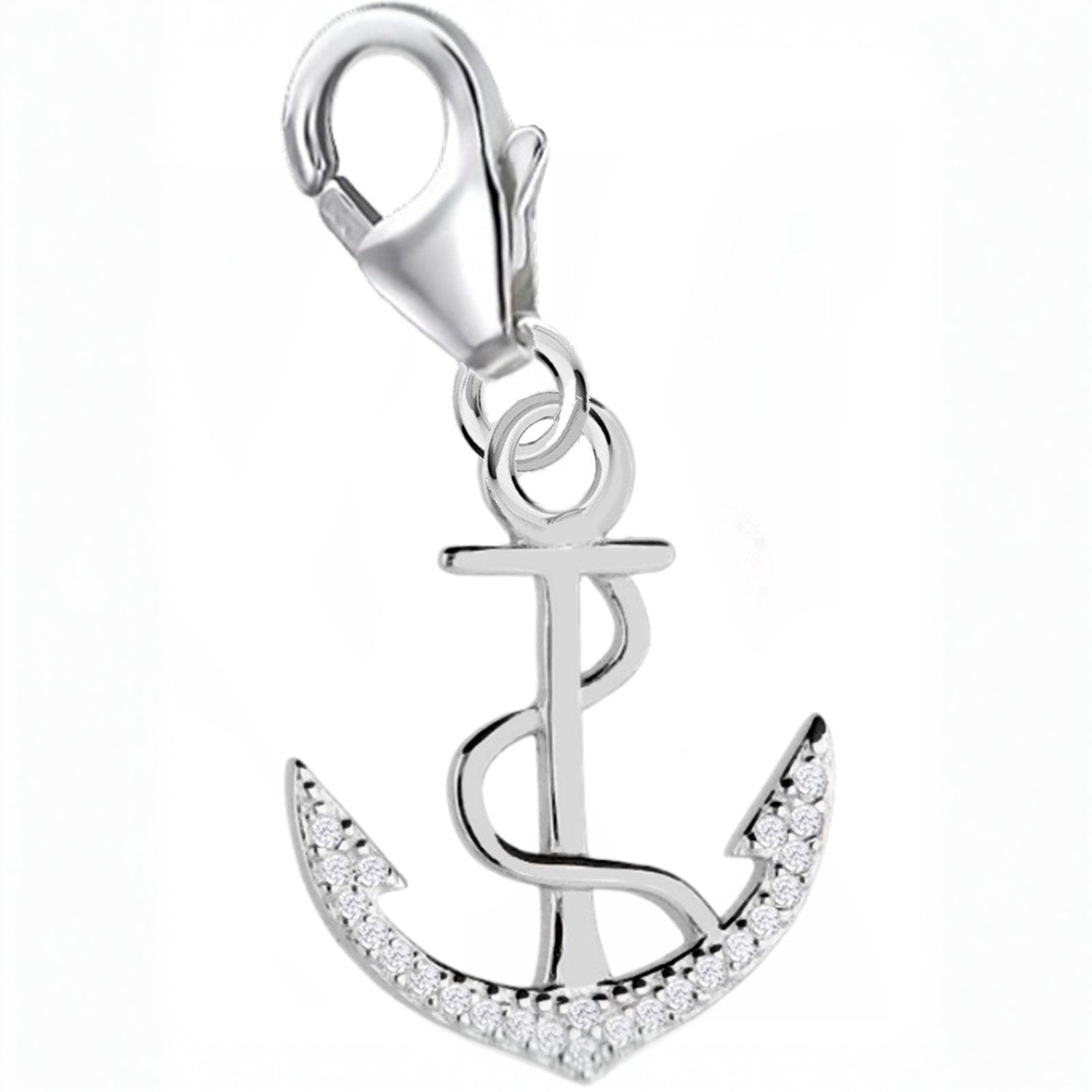 Anker Charm Silber 925 – Meer Ozean Anhänger für Armband Bild 1