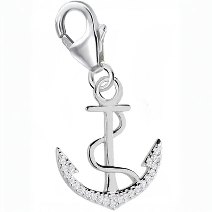 Anker Charm Silber 925 – Meer Ozean Anhänger für Armband Bild 1
