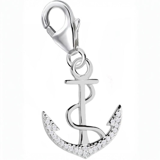Anker Charm Silber 925 – Meer Ozean Anhänger für Armband Bild 1