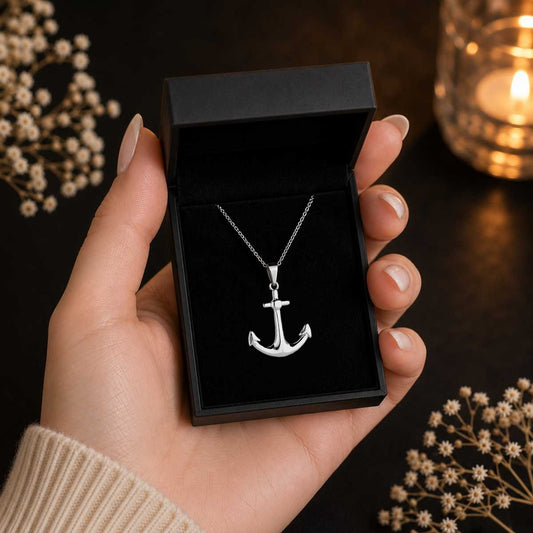 Anker Halskette in meiner Premium Schmuckgeschenkbox 65