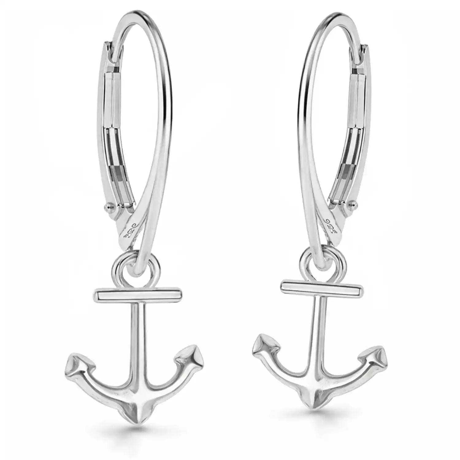 Anker Ohrhänger 925 Silber – Meer Schmuck Ohrringe Bild 1
