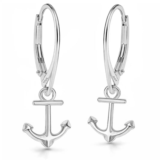 Anker Ohrhänger 925 Silber – Meer Schmuck Ohrringe Bild 1