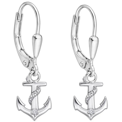 Anker Ohrhänger Kinder 925 Silber – leichte Ohrringe Bild 1