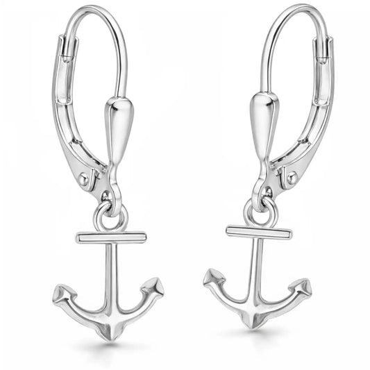 Anker Ohrringe Kinder 925 Silber – Meer Schmuck Bild 1