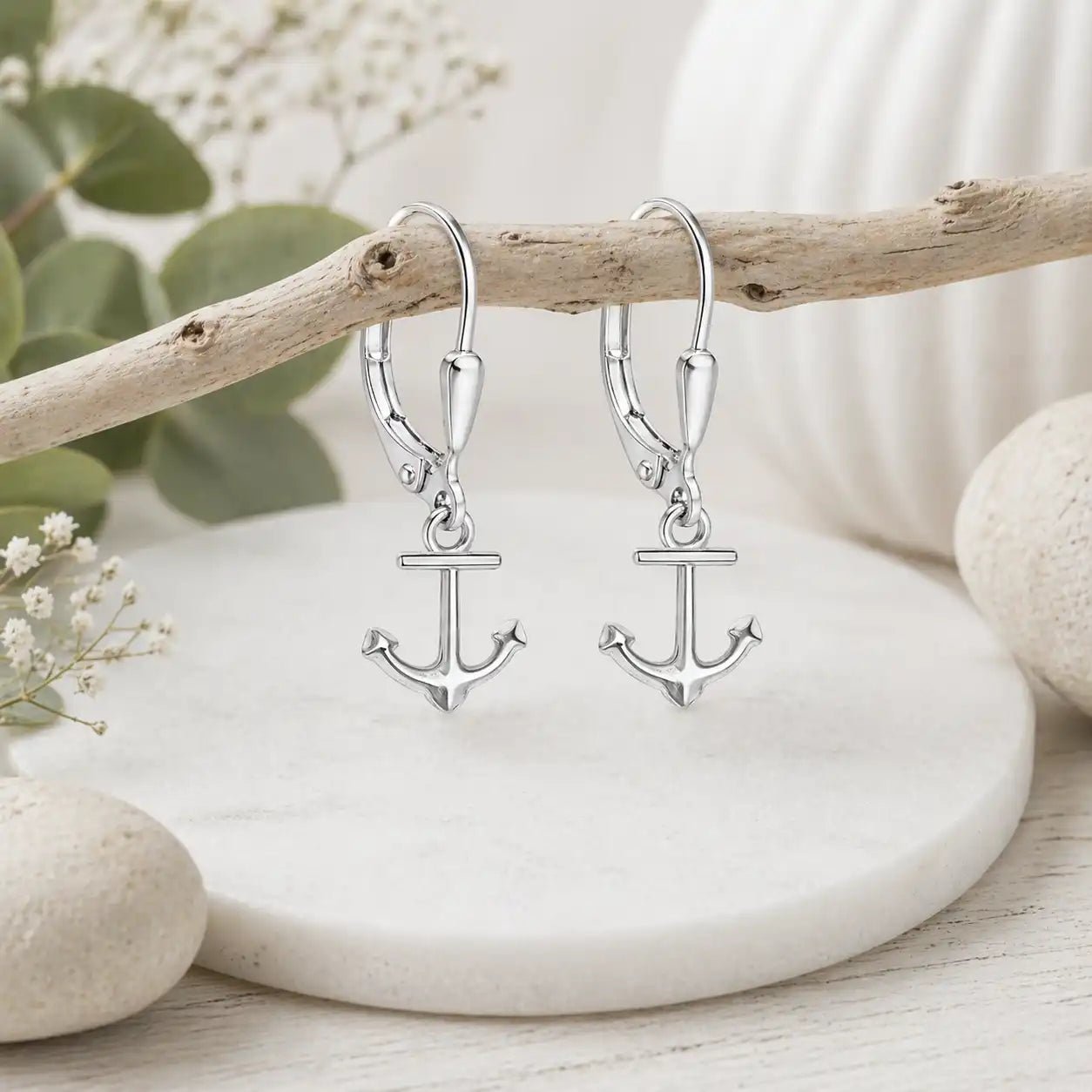 Anker Ohrringe Kinder 925 Silber – Meer Schmuck Bild 2