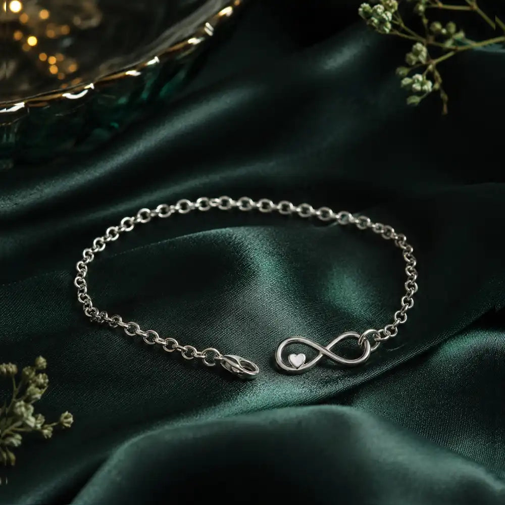 Bettelarmband Silber 925 – Unendlichkeit Armband für Charms Bild 2