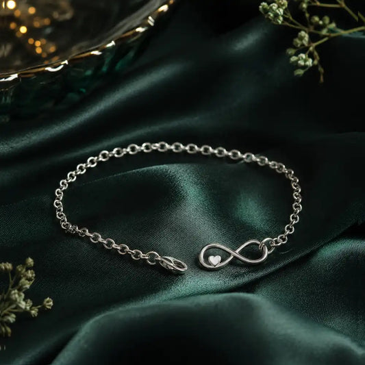 Bettelarmband Silber 925 – Unendlichkeit Armband für Charms Bild 2