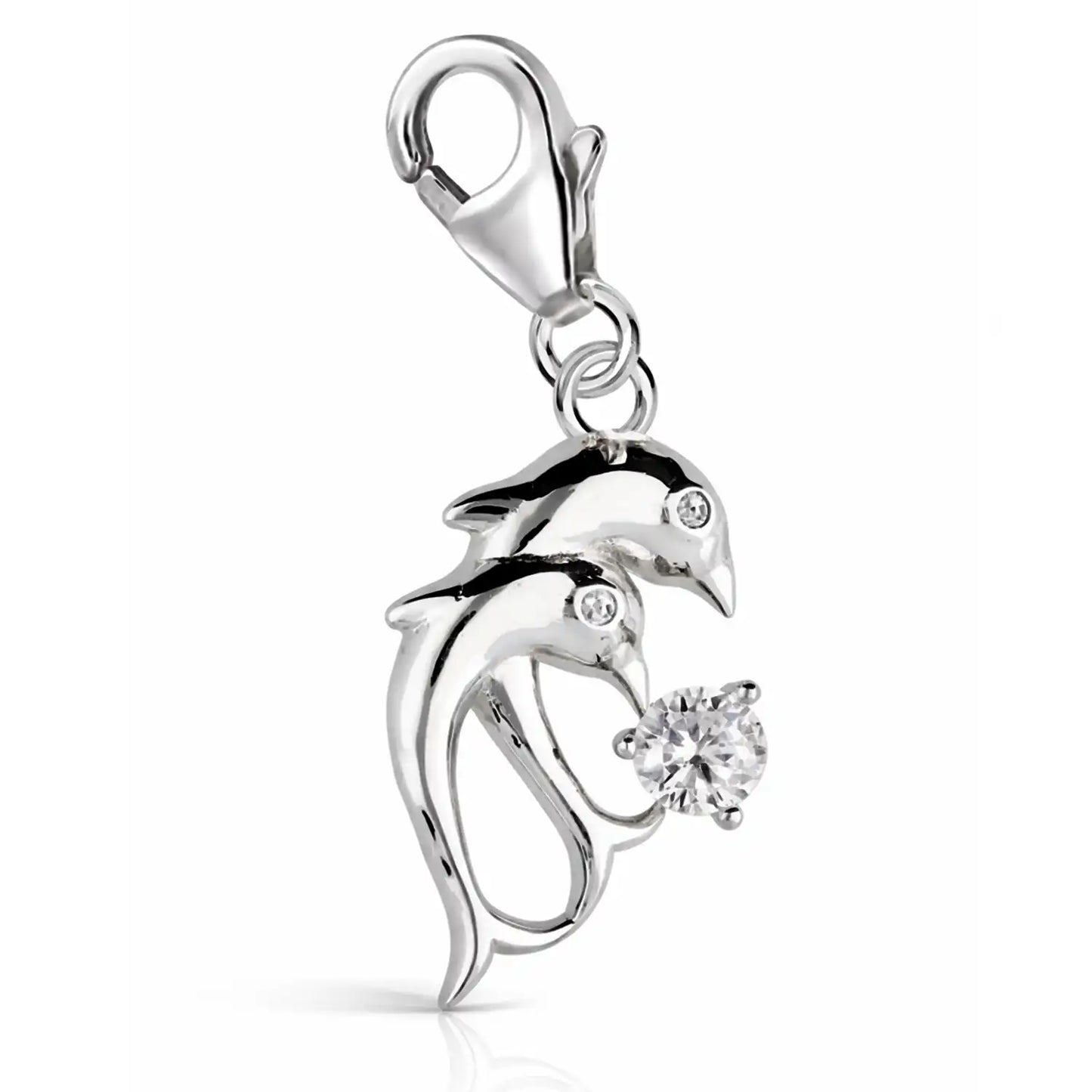 Delfine Charm für Bettelarmband 925 Silber Bild 1