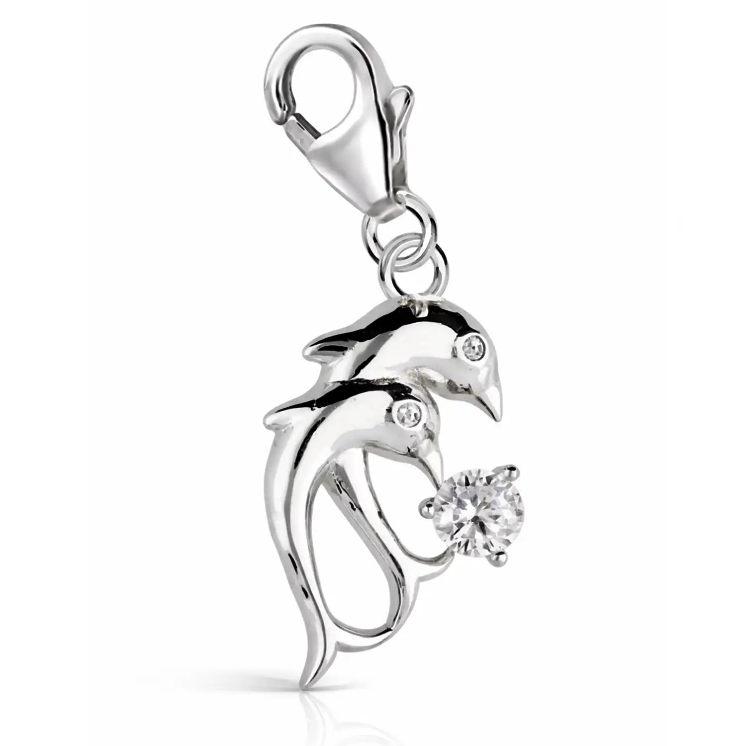 Delfine Charm für Bettelarmband 925 Silber Bild 1
