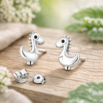 Dinosaurier Ohrstecker Kinder 925 Silber süße Dino Bild 2