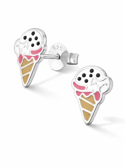 Eiscreme Kinder Ohrstecker, 3356 Bild 1