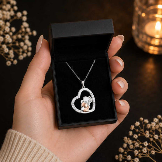 Elefant Halskette in meiner Premium Schmuckgeschenkbox 17