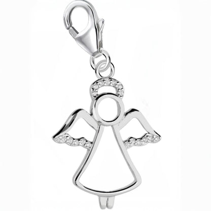 Schutzengel Charm Silber 925 – symbolischer Armband Anhänger Bild 1