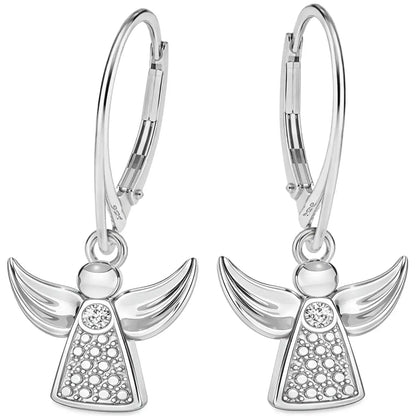 Engel Ohrhänger 925 Silber – Glücksbringer Bild 1