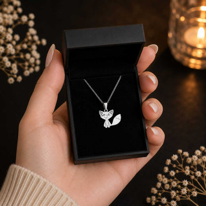 Fuchs Halskette in meiner Premium Schmuckgeschenkbox 75