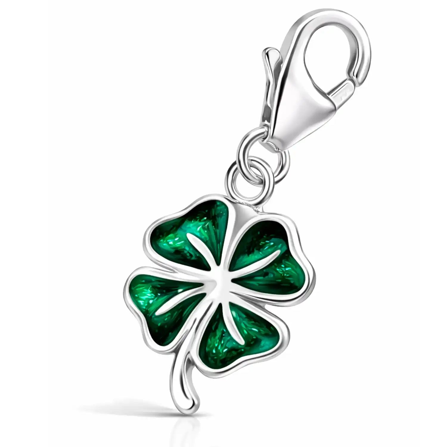 Kleeblatt Charm Grün, 10739 Bild 1