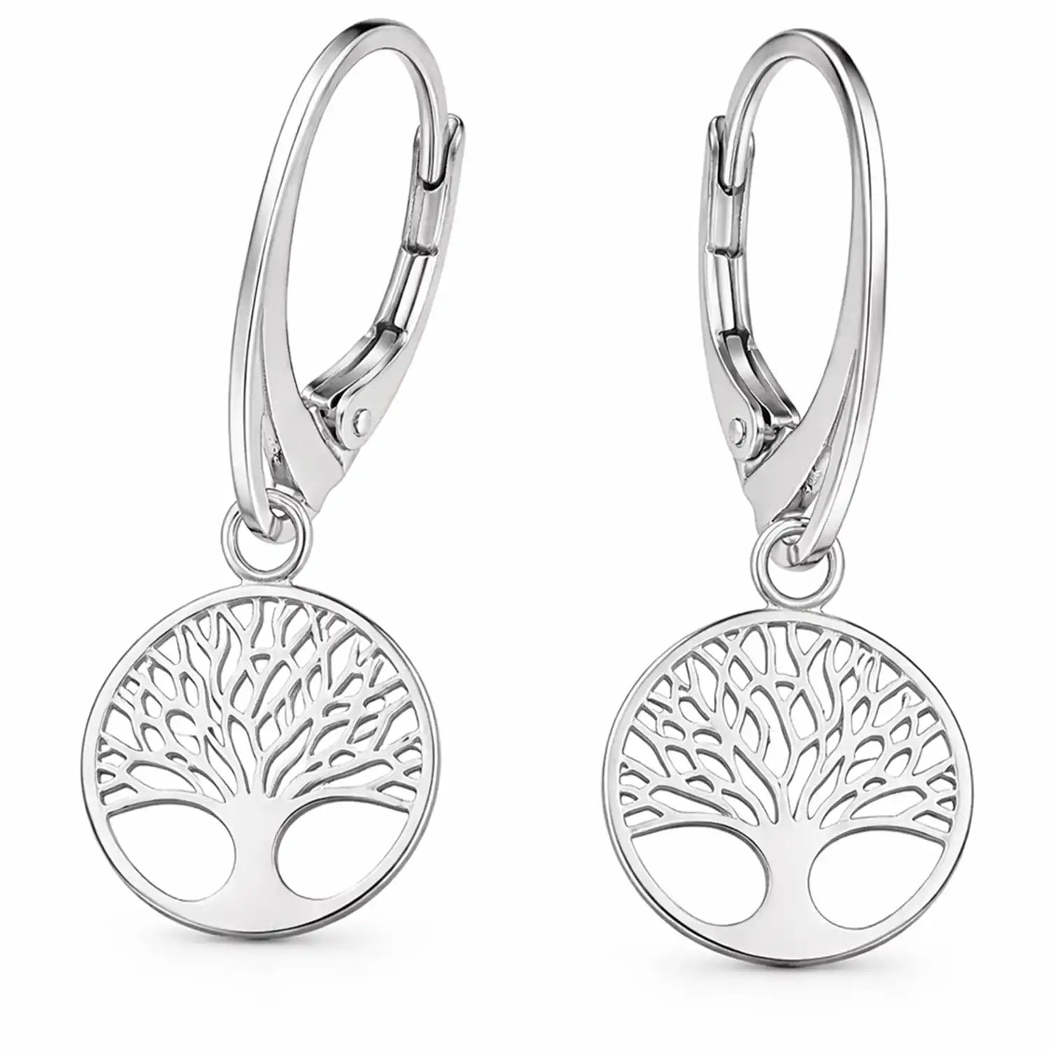 Lebensbaum Ohrringe 925 Silber – Baum des Lebens Bild 1