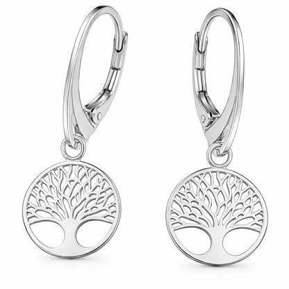 Lebensbaum Ohrringe 925 Silber – Baum des Lebens Bild 1