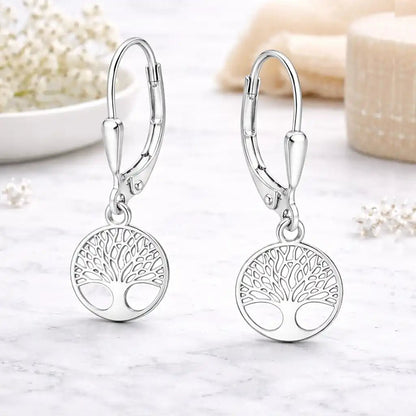 Lebensbaum Ohrringe Kinder 925 Silber – Leicht Bild 2