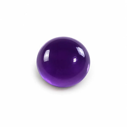 Echter Amethyst Cabochon 5 mm rund – kräftiges Violett