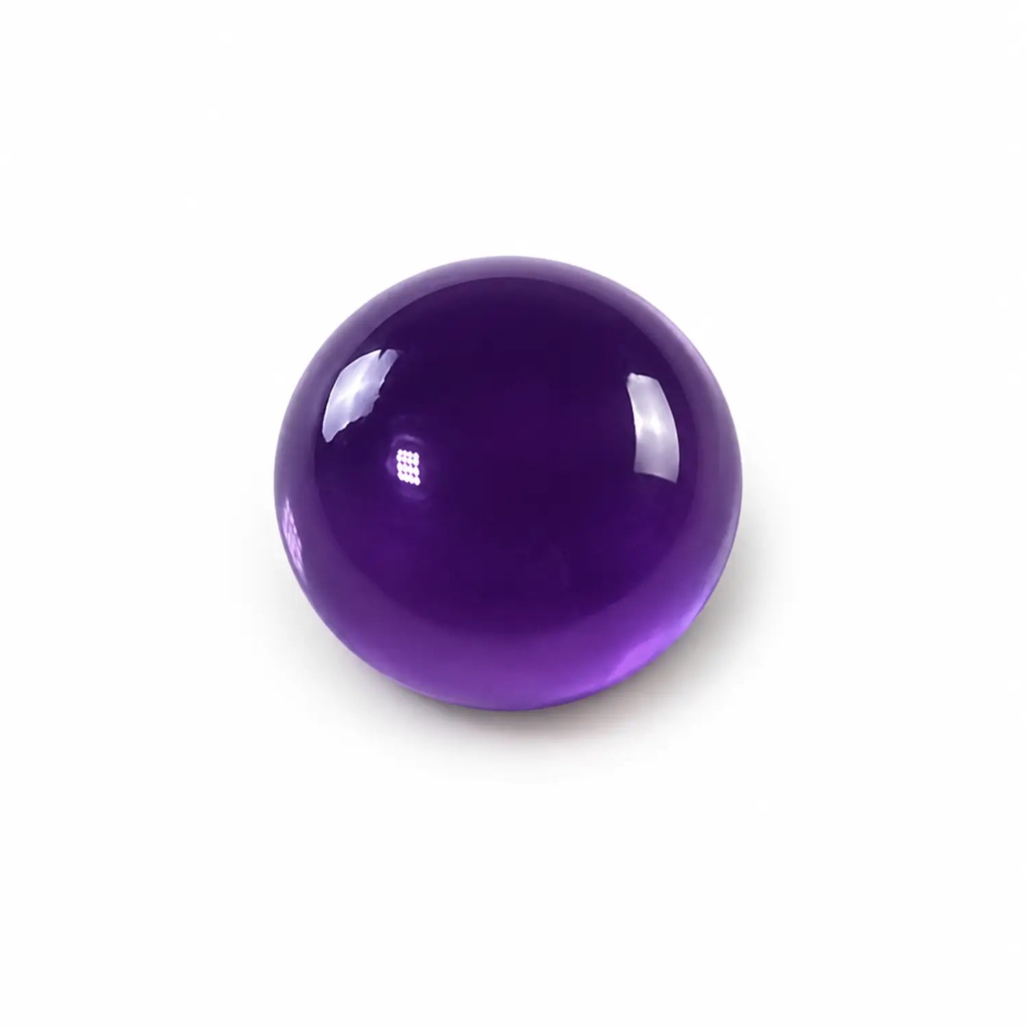 Natürlicher Amethyst Cabochon 6 mm rund – kräftiges Violett
