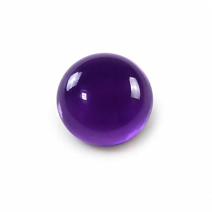 Natürlicher Amethyst Cabochon 6 mm rund – kräftiges Violett