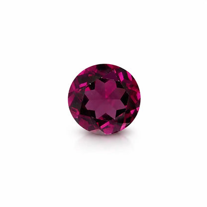 Echter Rhodolith Granat 5 mm mit rundem Facettenschliff