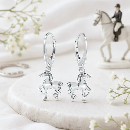 Pferde Ohrringe aus 925 Silber im stilvollen Tierdesign Bild 3
